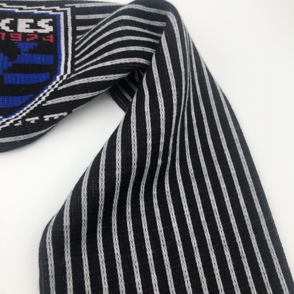 San Jose Earthquakes Scarf Soccer Quakes Ruffneck Scarves Made In Uk 100% Acryli - Picture 14 of 14